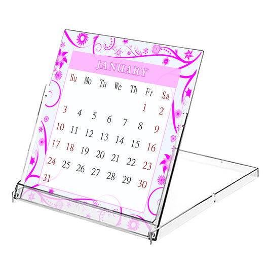 2027 CD-Style Desk Calendar 12 Months Calendar / Planner / Desk Calendar With CD Case Stand, Office Decor, Christmas Gifts (Edition #10)