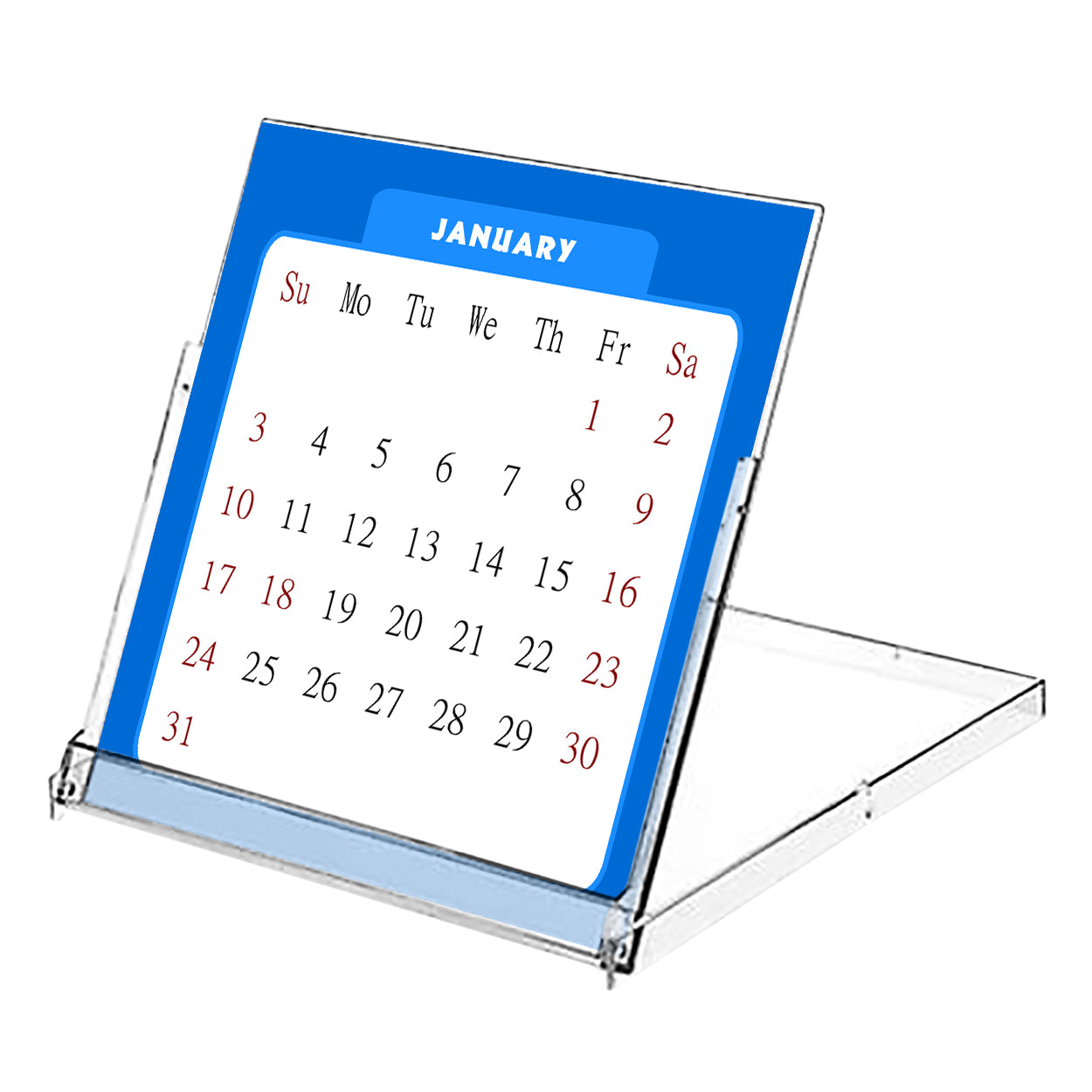 2027 CD-Style Desk Calendar 12 Months Calendar / Planner / Desk Calendar With CD Case Stand, Office Decor, Christmas Gifts (Edition #06)