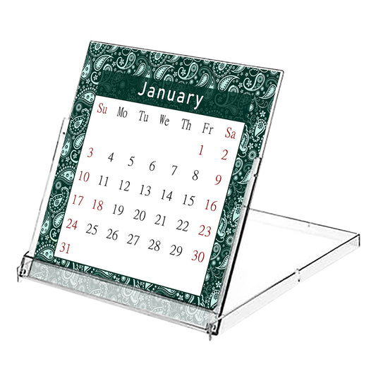 2027 CD-Style Desk Calendar 12 Months Calendar / Planner / Desk Calendar With CD Case Stand, Office Decor, Christmas Gifts (Edition #21)