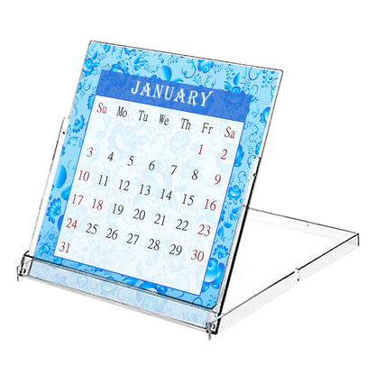2027 CD-Style Desk Calendar 12 Months Calendar / Planner / Desk Calendar With CD Case Stand, Office Decor, Christmas Gifts (Edition #19)