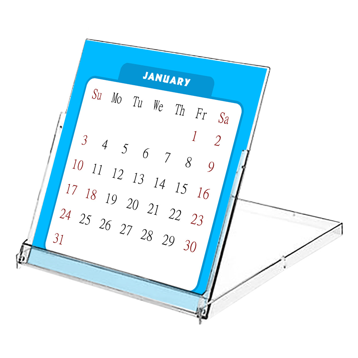 2027 CD-Style Desk Calendar 12 Months Calendar / Planner / Desk Calendar With CD Case Stand, Office Decor, Christmas Gifts (Edition #07)