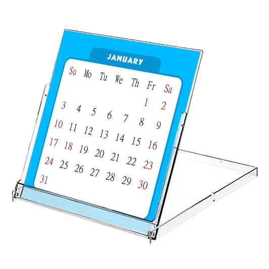 2027 CD-Style Desk Calendar 12 Months Calendar / Planner / Desk Calendar With CD Case Stand, Office Decor, Christmas Gifts (Edition #07)