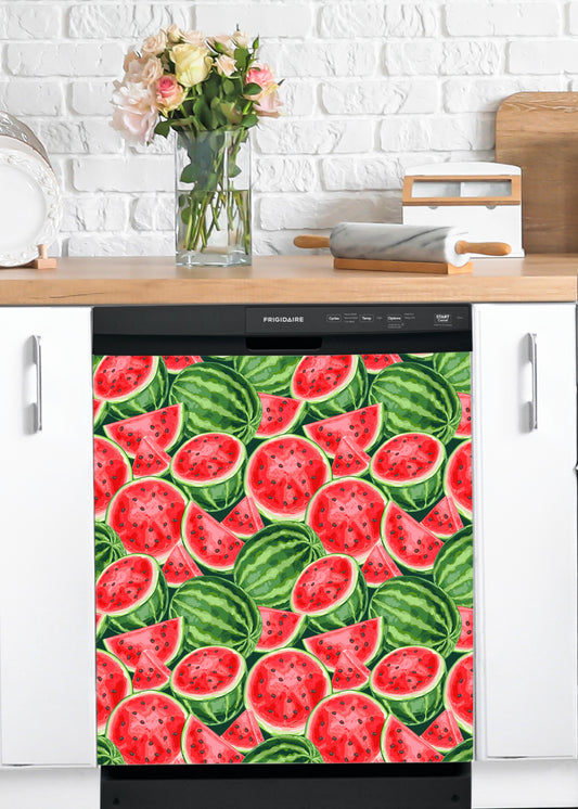Dishwasher Magnet Cover - Reusable Magnetic Tiles Decal - Pack of 4 Tiles - V054