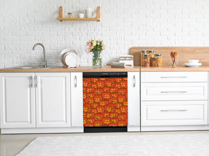 Dishwasher Magnet Cover - Reusable Magnetic Tiles Decal - Pack of 4 Tiles - V062