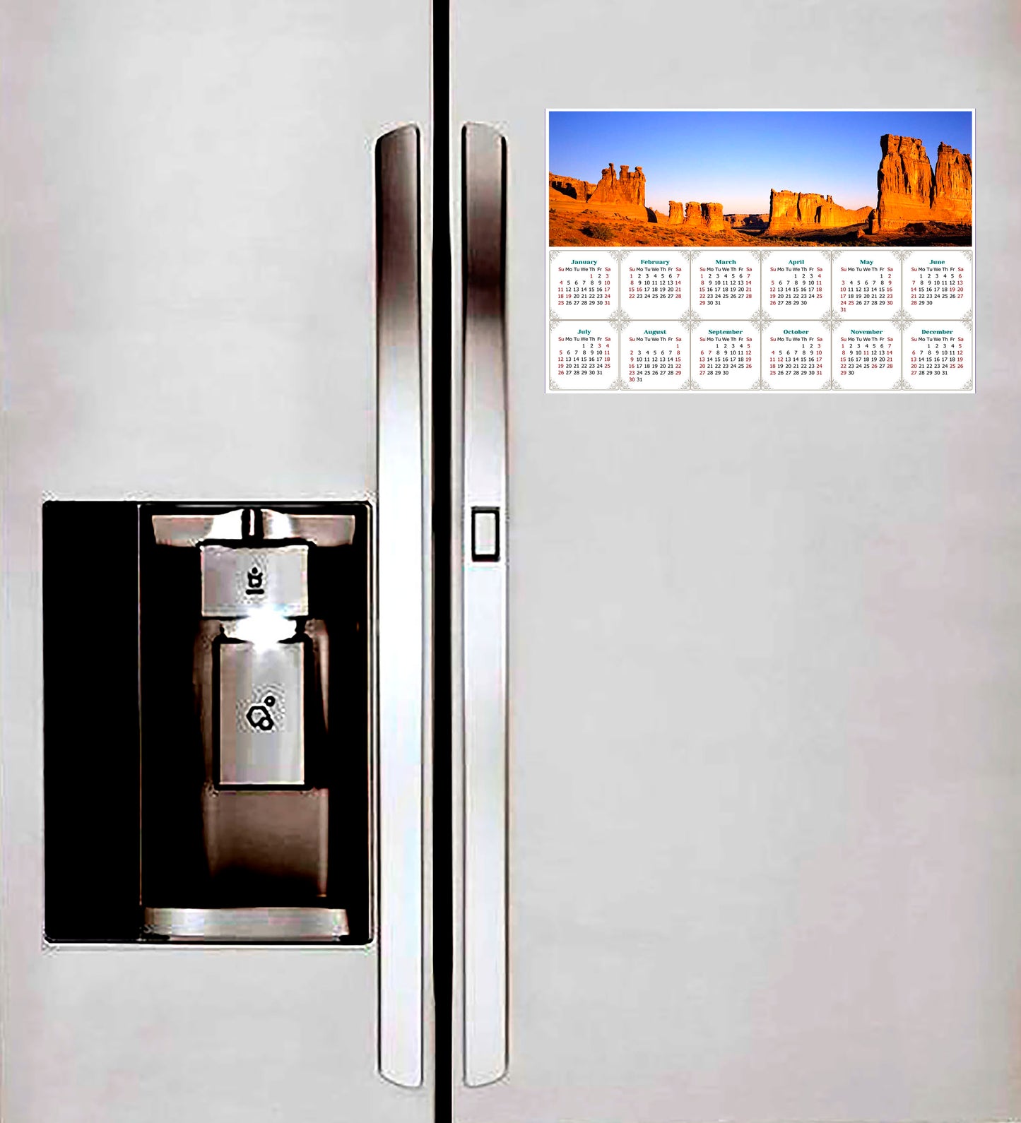 2026 Magnetic Calendar - Calendar Magnets - Today is My Lucky Day (Arches National Park)