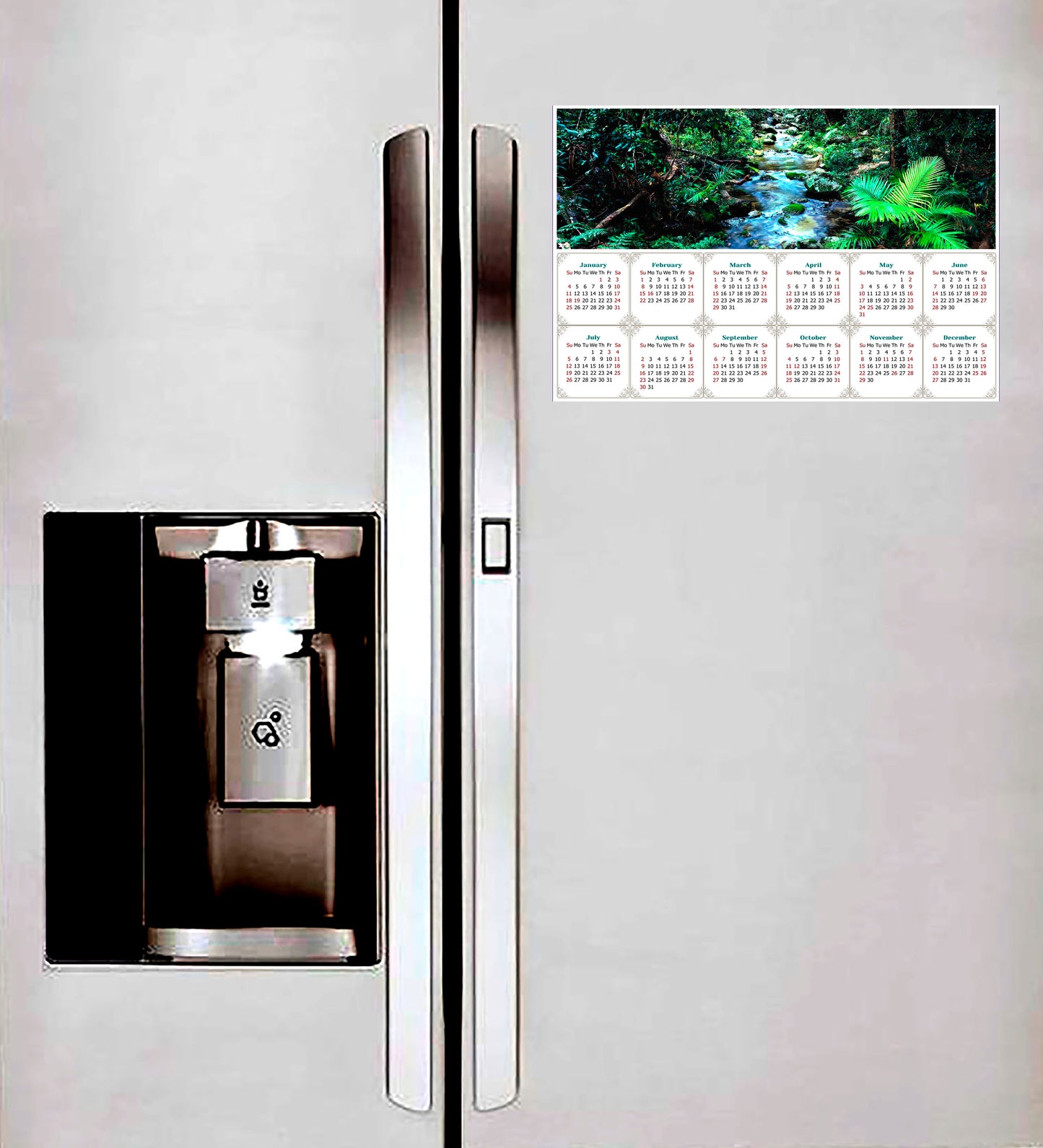 2026 Magnetic Calendar - Calendar Magnets - Today is My Lucky Day (Daintree National Park)