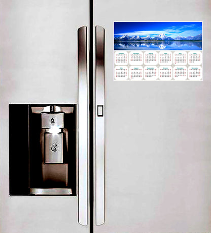 2026 Magnetic Calendar - Calendar Magnets - Today is My Lucky Day - (Jackson Lake Wyoming)