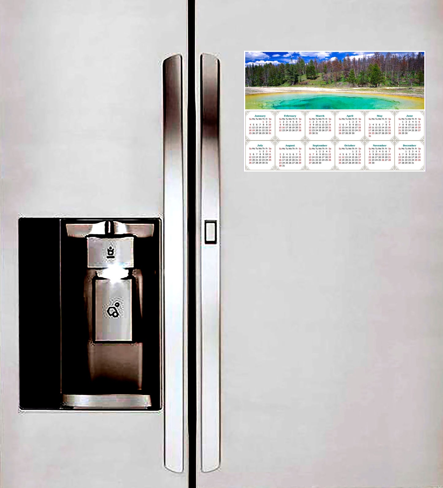 2026 Magnetic Calendar - Calendar Magnets - Today is my Lucky Day - Edition #29