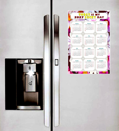 2027 Peel & Stick Calendar - Today is my Lucky Day Removable - 032