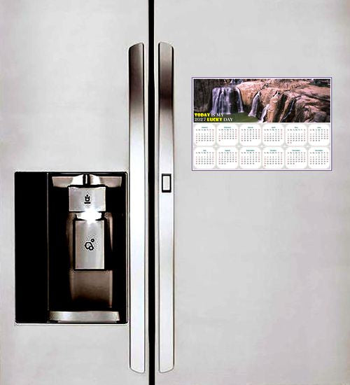 2027 Peel & Stick Calendar - Today is my Lucky Day - Removable, Repositionable - 031 (9"x 6")