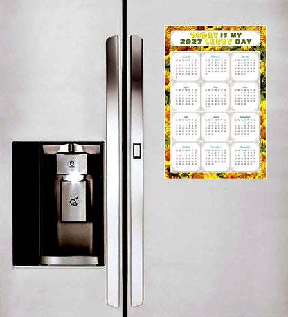 2027 Peel & Stick Calendar - Today is my Lucky Day Removable - 030