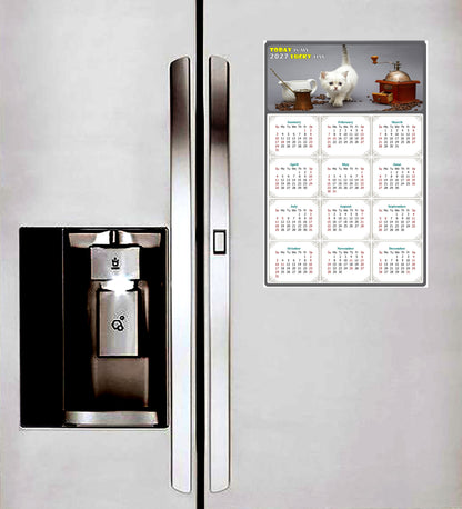 2027 Peel & Stick Calendar - Today is my Lucky Day Removable - Cat 019 (9"x 6")