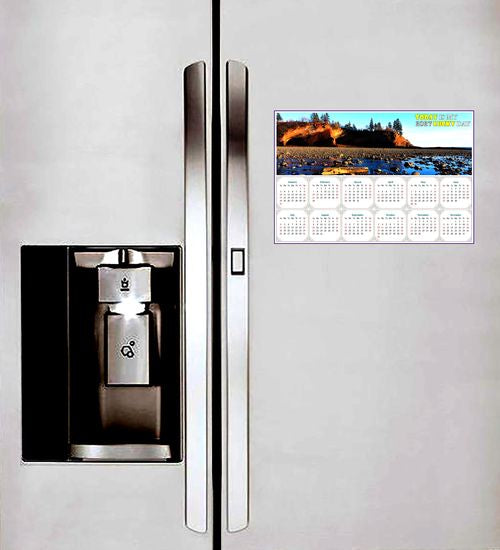 2027 Peel & Stick Calendar - Today is my Lucky Day - Removable - Shepholdy bay (9"x 6")