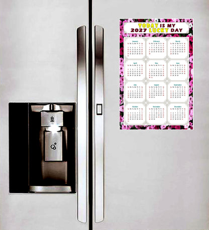 2027 Peel & Stick Calendar - Today is my Lucky Day Removable - 027