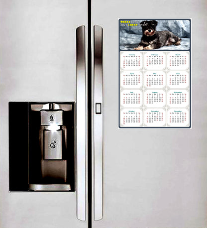 2027 Magnetic Calendar - Today is My Lucky Day (Fade, Tear, and Water Resistant)- Dogs Themed 010