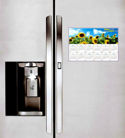 2027 Peel & Stick Calendar - Today is my Lucky Day - Removable, Repositionable - 034 (9"x 6")