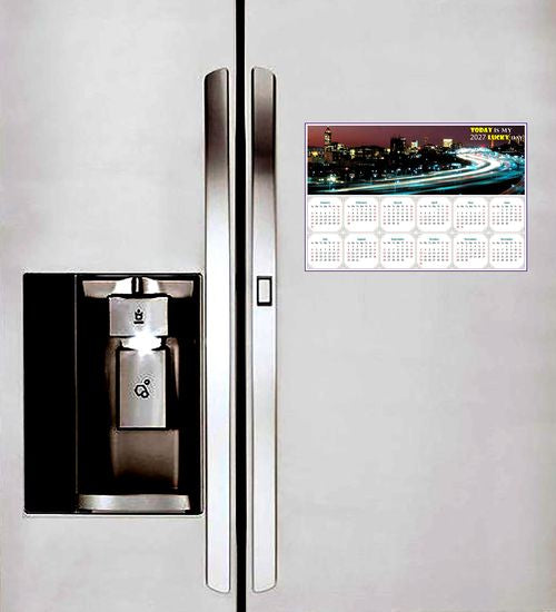 2027 Peel & Stick Calendar - Today is my Lucky Day - Removable, Repositionable - 051 (9"x 6")