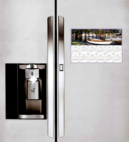 2027 Peel & Stick Calendar - Today is my Lucky Day - Removable, Repositionable - 049 (9"x 6")