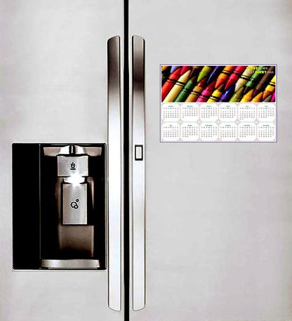 2027 Peel & Stick Calendar - Today is my Lucky Day - Removable, Repositionable - 042 (9"x 6")
