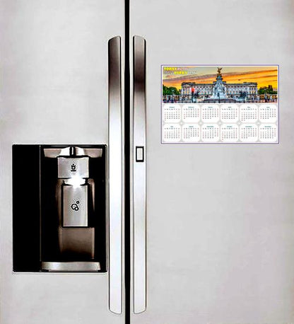 2027 Peel & Stick Calendar - Today is my Lucky Day - Removable - The Victoria Memorial (9"x 6")