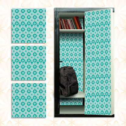 Deluxe School Locker Magnetic Wallpaper - Pack of 3 Sheets - Geometric (vg 009)
