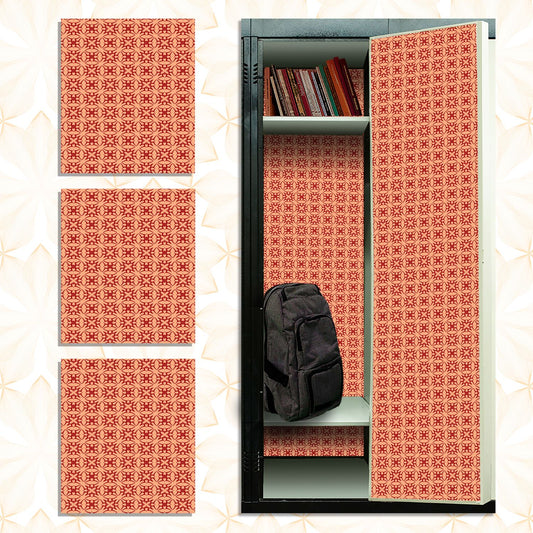 Magnetic Locker Wallpaper - Pack of 3 Sheets - (Geometric) (vg 018)