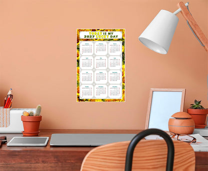 2027 Peel & Stick Calendar - Today is my Lucky Day Removable - 030