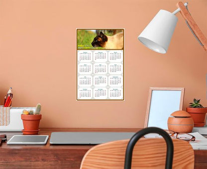 2027 Peel & Stick Calendar - Today is my Lucky Day Removable - Cat 03 (9"x 6")