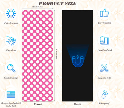 Magnetic Locker Wallpaper - Pack of 2 Rolls Polka Dot (vg 001)
