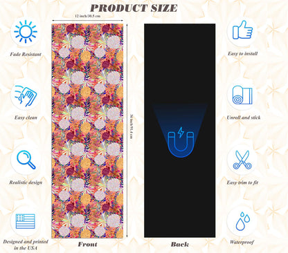 Magnetic Locker Wallpaper - Pack of 2 Rolls - (Flowers) (vg 027)