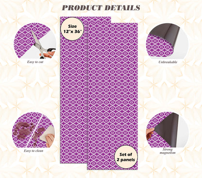 Magnetic Locker Wallpaper - Pack of 2 Rolls - (Geometric) (vg 014)