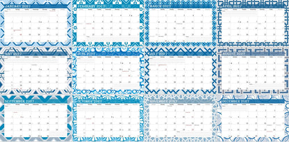 2027 Photo Frame Wall Spiral-bound Calendar (Add Your Own Photos) - 12 Months Desktop/Wall Calendar/Planner - (Edition #04)