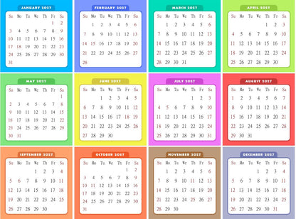 2027 CD-Style Desk Calendar 12 Months Calendar / Planner / Desk Calendar With CD Case Stand, Office Decor, Christmas Gifts (Edition #07)
