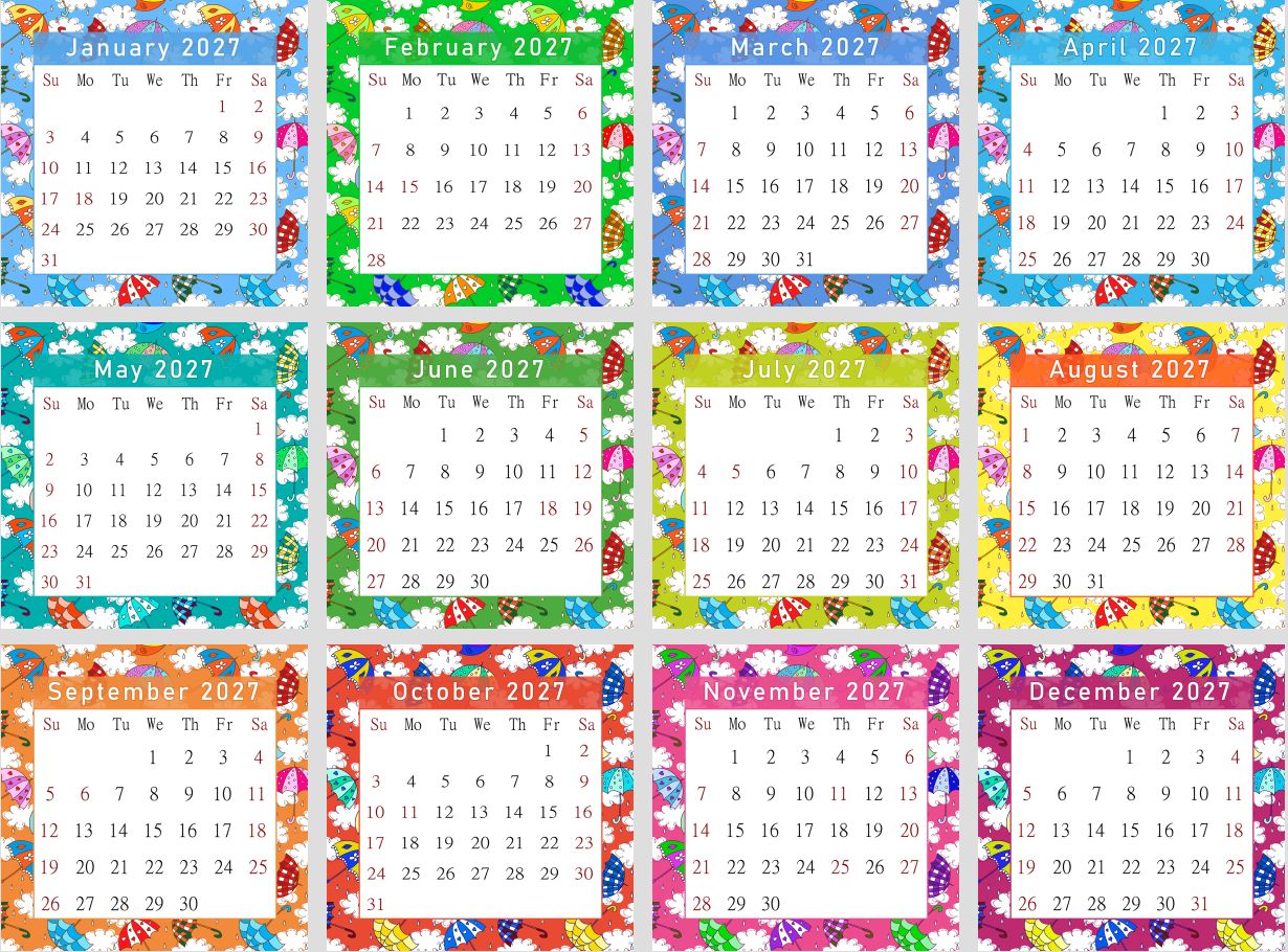 2027 CD-Style Desk Calendar 12 Months Calendar / Planner / Desk Calendar With CD Case Stand, Office Decor, Christmas Gifts (Edition #23)