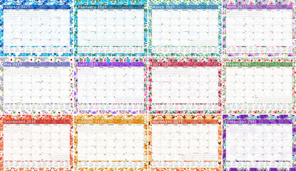 2026 - 2027 Student Calendar/Planner for 3-Ring Binder, Desk, or Wall - v022
