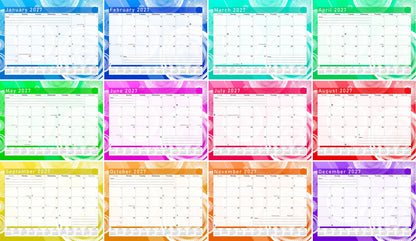 2026 - 2027 Student Calendar/Planner for 3-Ring Binder, Desk, or Wall - v002