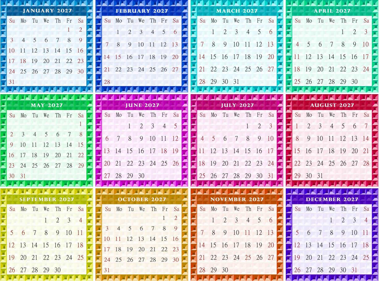 2027 CD-Style Desk Calendar 12 Months Calendar / Planner / Desk Calendar With CD Case Stand, Office Decor, Christmas Gifts (Edition #03)