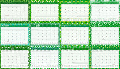 2026 - 2027 Student Calendar/Planner for 3-Ring Binder, Desk, or Wall - v016