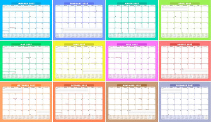 2026-2027 Magnetic/Desk Calendar - Desktop/Wall Calendar/Planner - (Edition #07)