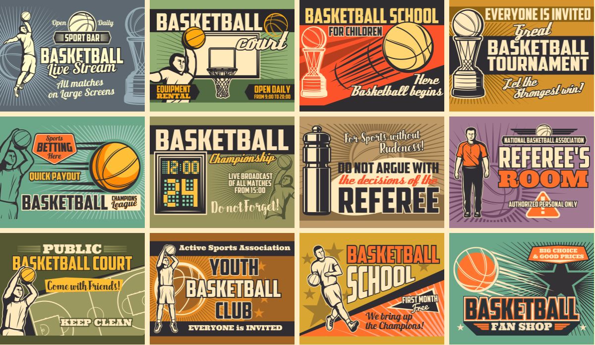 2027 Spiral-bound Wall Calendar (Basketball) - 12 Months Desktop/Wall Calendar/Planner (Copy)