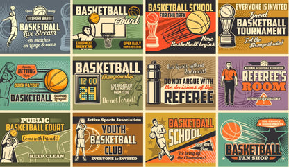 2027 Spiral-bound Wall Calendar (Basketball) - 12 Months Desktop/Wall Calendar/Planner (Copy)