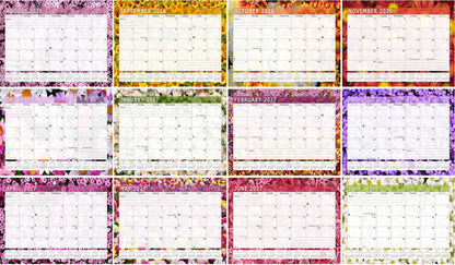 2026 - 2027 Academic Year 12 Months Student Calendar / College Planner for 3-Ring Binder, Desk or Wall -School Supplies - Made in USA -v021