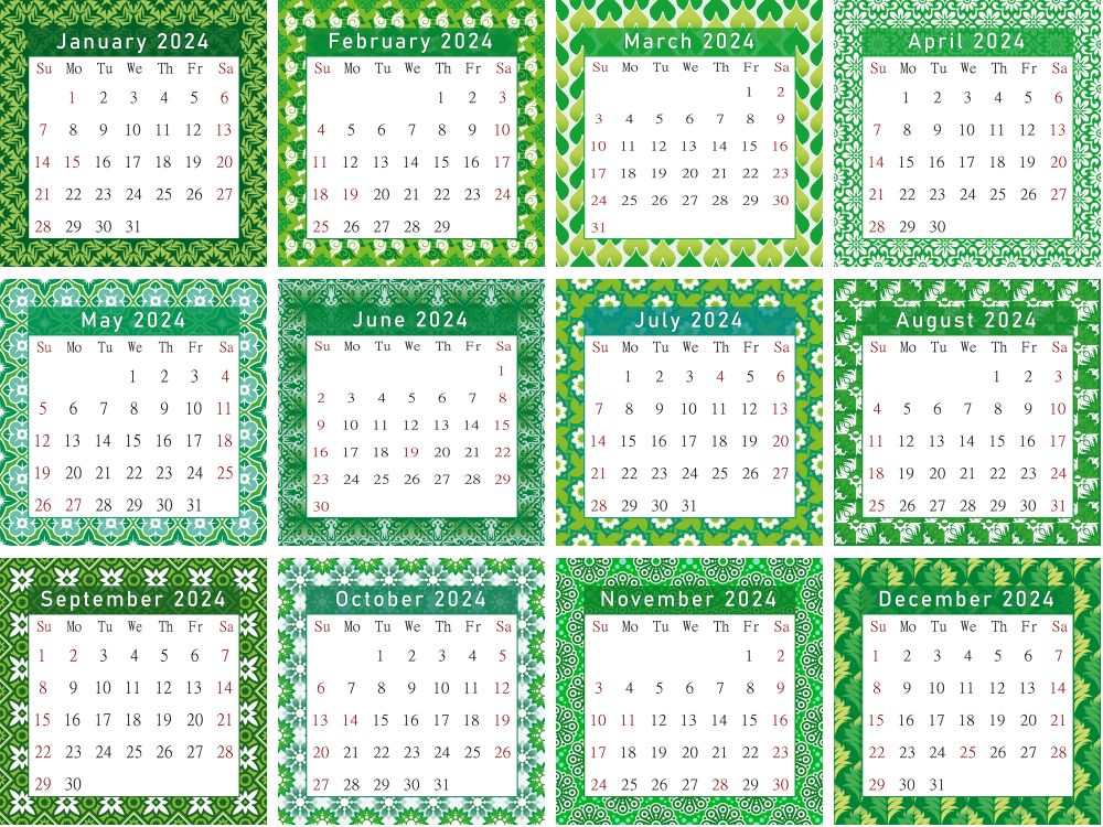2023 - 2024 CD-Style Desk Calendar 16 Months Calendar / Planner / (Edition #17)