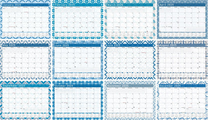 2025 Monthly Desktop/Wall Calendar/Planner - Habit Tracker - (Edition #04)