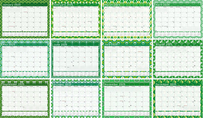 2025 Scrapbook Wall Calendar Spiral-bound (Add Your Own Photos) - 12 Months Desktop #06