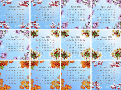 2026 CD-Style Desk Calendar 12 Months Calendar / Planner / Desk Calendar With CD Case Stand, Office Decor, Christmas Gifts (Edition #16)