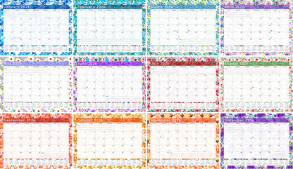 2025 - 2026 Student Calendar/Planner for 3-Ring Binder, Desk, or Wall - v022