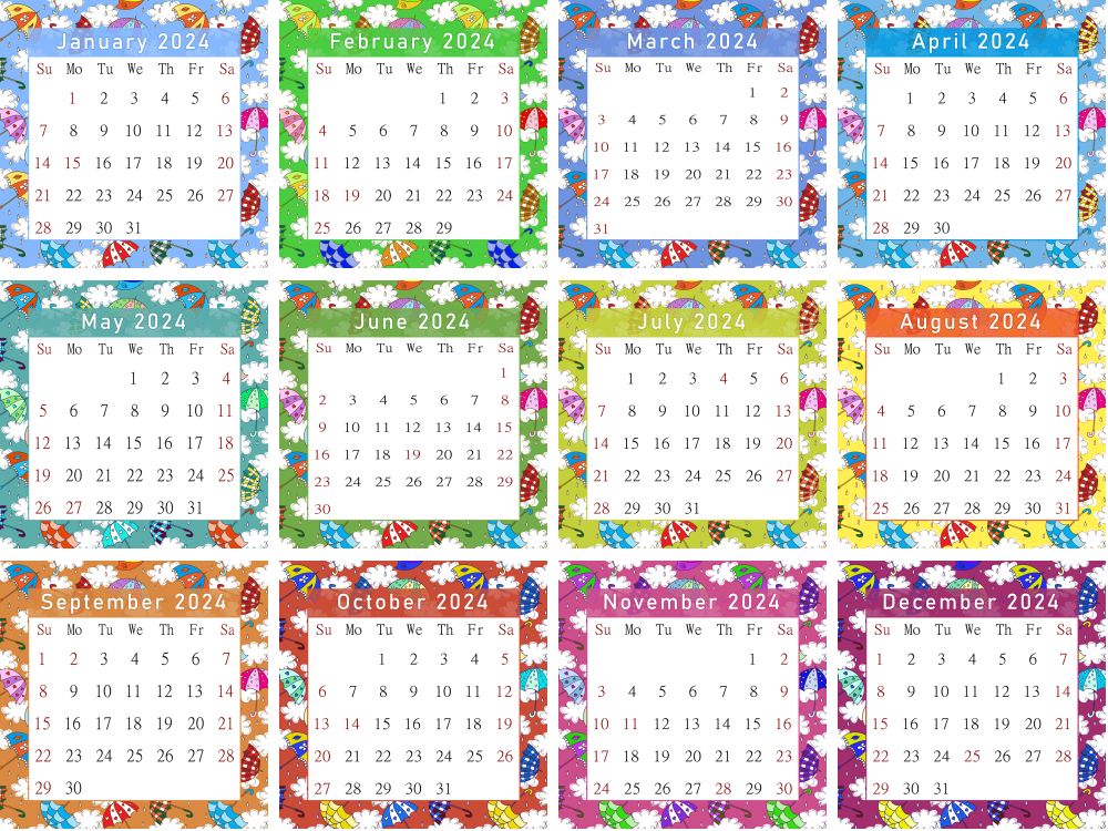 2023 - 2024 CD-Style Desk Calendar 16 Months Calendar / Planner / (Edition #23)