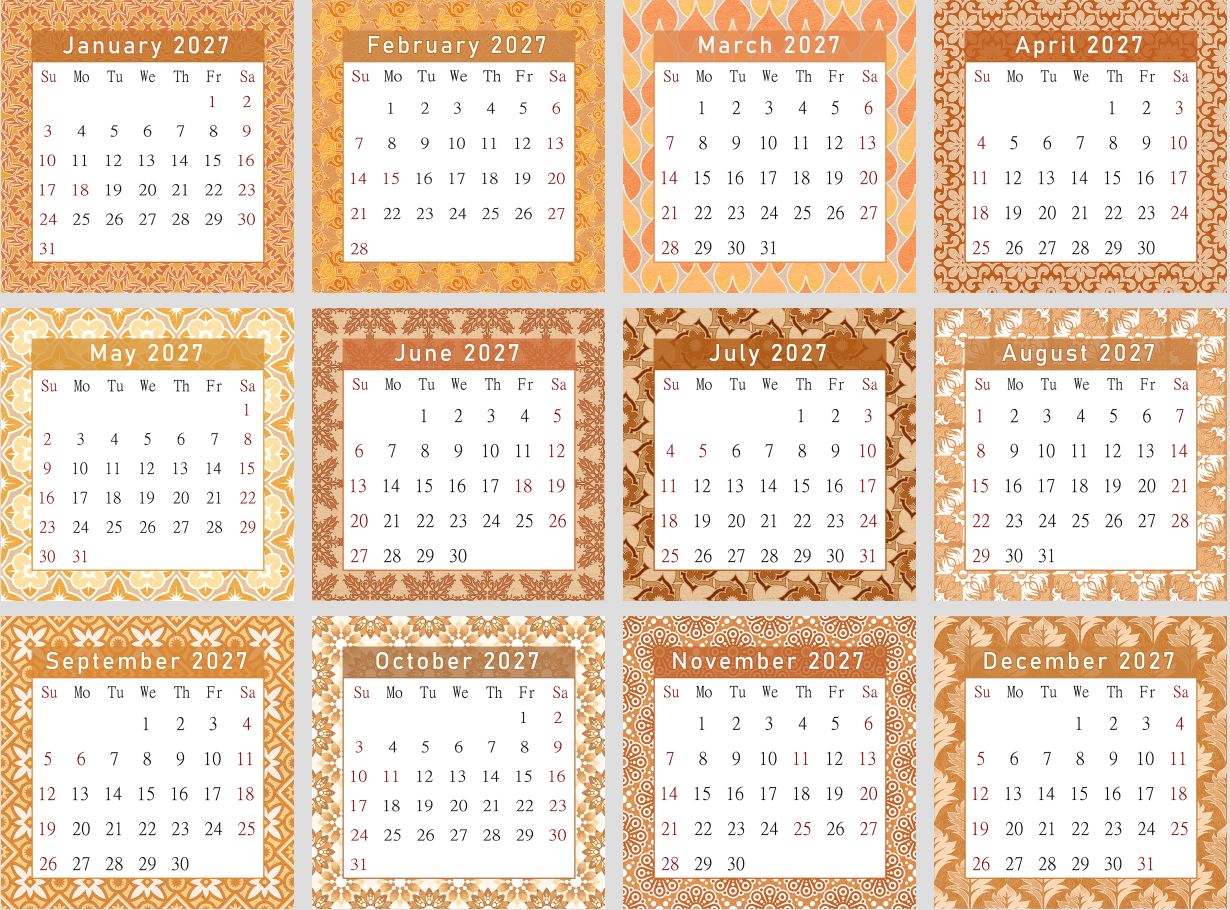 2027 CD-Style Desk Calendar 12 Months Calendar / Planner / Desk Calendar With CD Case Stand, Office Decor, Christmas Gifts (Edition #22)