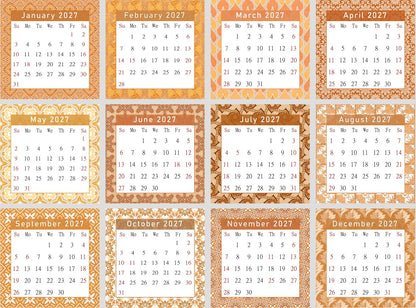 2027 CD-Style Desk Calendar 12 Months Calendar / Planner / Desk Calendar With CD Case Stand, Office Decor, Christmas Gifts (Edition #22)